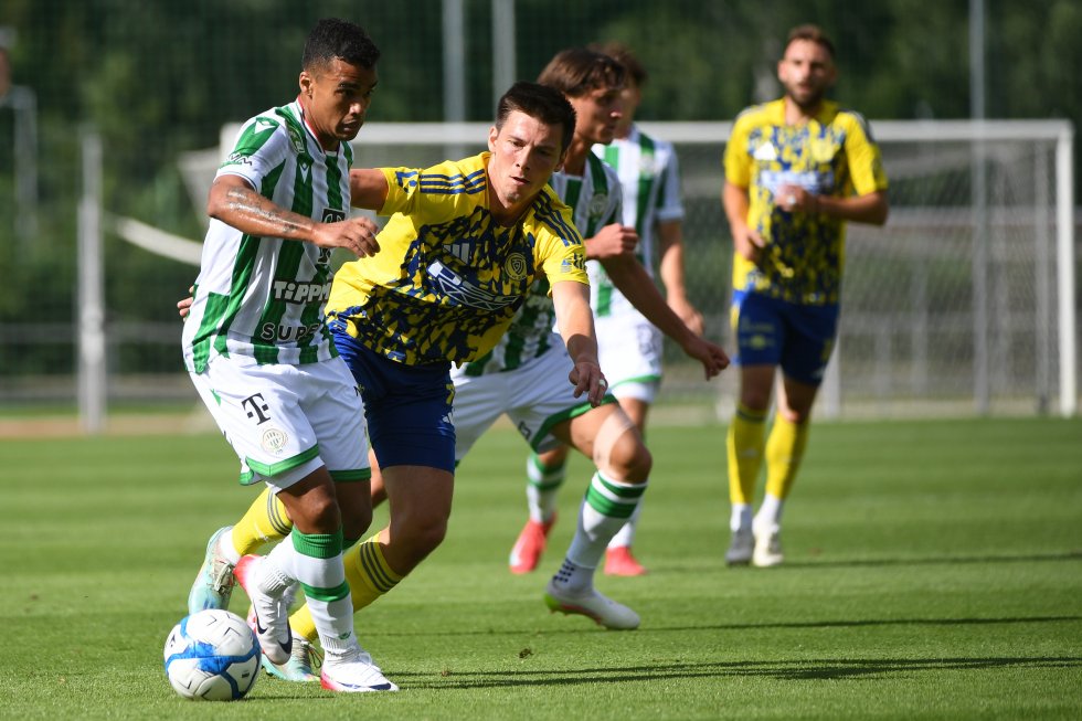 Michal Cupák a Lukáš Motal po přípravném utkání s Ferencvárosem