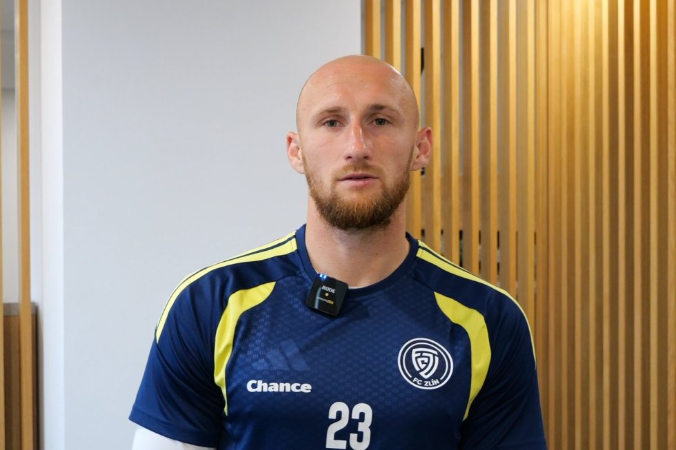 Trenér Pavel Hoftych a Miloš Kopečný před utkáním se Sigmou Olomouc