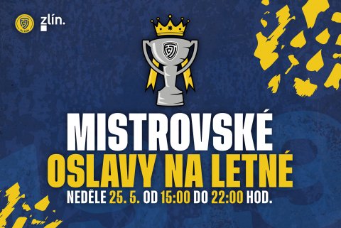 MISTROVSKÉ OSLAVY: Přijďte s námi zakončit sezonu a oslavit návrat do první ligy!